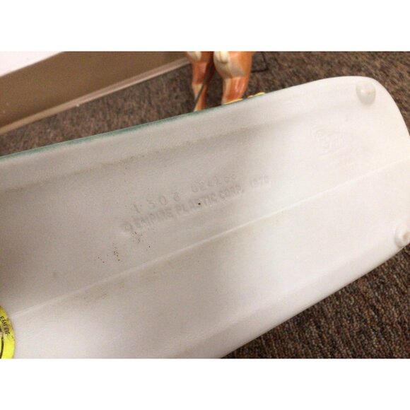 Empire Blow Mold Christmas Santa Sleigh 2 Reindeer 1970 - Picture 4 of 8